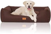 Knuffelwuff Hundebett Lotte aus Velours mit feinem Handwebcharakter XL 105 x...