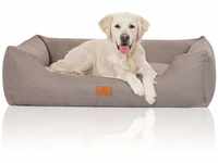 Knuffelwuff Hundebett Lotte aus Velours mit feinem Handwebcharakter XL 105 x...