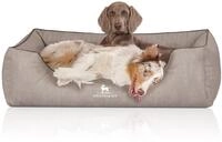Knuffelwuff Orthop&auml;disches Hundebett Tampa aus laser-gestepptem Kunstleder XXL...