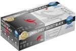 Unigloves SELECT BLACK Latexhandschuhe