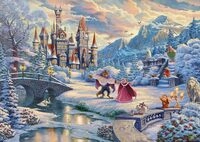 Schmidt Spiele 59671 Thomas Kinkade, Disney, Die Sch&ouml;ne und das Biest, Zauberhafter