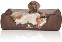 Knuffelwuff Orthop&auml;disches Hundebett Outlander aus laser-gestepptem Kunstleder XL