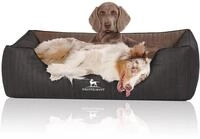 Knuffelwuff Orthop&auml;disches Hundebett Outback aus Laser-gestepptem Kunstleder XL 105