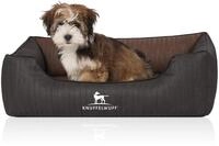 Knuffelwuff Orthop&auml;disches Hundebett Outback aus Laser-gestepptem Kunstleder M-L 85