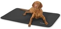 Knuffelwuff Kunstleder Hundematte Cheyenne XXL 120 x 80cm Schwarz - Hundekissen...