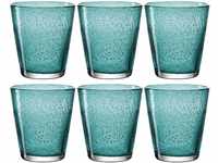 Leonardo Burano Trink-Gläser, 6er Set, handgefertigte Wasser-Gläser,