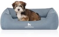 Knuffelwuff Orthop&auml;disches Wasserabweisendes Hundebett Leon M-L 85 x 63cm Hellblau