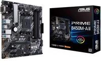 Asus Prime B450M-A II Mainboard Sockel AM4 (mATX, AMD Ryzen, DDR4-Speicher, M.2, SATA