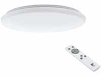 EGLO LED Deckenlampe Giron, 1 flammige Deckenleuchte, Material: Stahl, Kunststoff,
