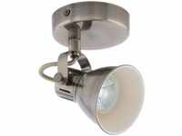 EGLO LED Wandlampe Seras, Deckenlampe industrial, Deckenstrahler aus Metall,