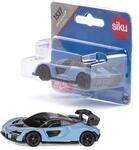 Siku 1537, McLaren Senna Sportwagen, Metall/Kunststoff, Hellblau, Gummierte...