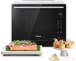 Panasonic NN-CS89LBGPG 4-in-1 Kombi-Mikrowelle, Dampfofen & Grill, 31 Liter, 1000 W,