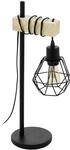 EGLO Tischleuchte Townshend 5, 1 flammige Vintage Tischlampe im Industrial Design,