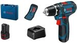 Bosch PRO 12V System Akku Bohrschrauber GSR 12V-15 (inkl. 2x 2.0Ah Akku,...