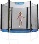 Monzana&reg; Netz Sicherheitsnetz Trampolin &Oslash; 183 inkl. Karabinerhaken...