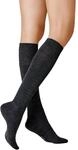 KUNERT Damen Kniestr&uuml;mpfe Soft Wool Cotton weich Anthrazitmel 4050 35-38