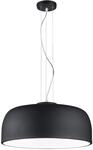 Trio Leuchten Baron 309800432 Pendelleuchte, Metall, Schwarz Matt, 309800431