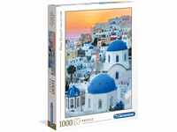 Clementoni 39480 Santorini – Puzzle 1000 Teile, Geschicklichkeitsspiel für...