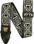 Ernie Ball Jacquard-Gitarrengurt - Black Heart