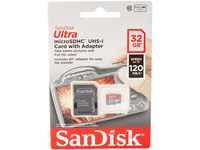 SanDisk Ultra 32GB microSDHC Memory Card + SD Adapter with A1 App Performance...