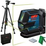 Bosch Professional Linienlaser GLL 2-15 G (gr&uuml;ner Laser, Innenbereich,...