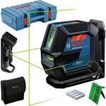 Bosch Professional Linienlaser GLL 2-15 G (gr&uuml;ner Laser, Innenbereich,...