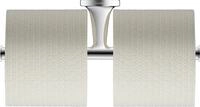 Duravit Papierrollenhalter Starck T, Toilettenpapierhalter ohne Deckel f&uuml;r 2 Rollen,