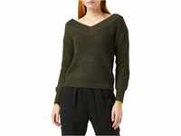 ONLY Damen ONLMELTON Life L/S KNT NOOS Pullover, Forest Night, S