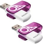 Philips Vivid Edition High Speed 2.0 USB-Flash-Laufwerk USB-Stick 2X 64 GB mit