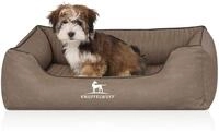 Knuffelwuff Orthop&auml;disches Hundebett Columbia aus Laser-gestepptem Kunstleder...