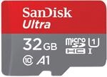 SanDisk Ultra Android microSDHC UHS-I Speicherkarte 32 GB + Adapter (F&uuml;r...