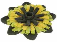 Kerbl 80747 Schnüffelteppich Sunflower gelb/grün, Durchmesser 40cm, 0.118 kg