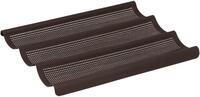 Lurch 85085 FlexiForm Baguette 3fach / Brotbackform f&uuml;r 3 Baguettes (36 cm) aus 100%