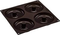 Lurch 85088 FlexiForm Bagels 4fach / Silikonbackform f&uuml;r 4 Bagels (11,8 cm) aus 100%