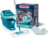 Leifheit Set Wischtuchpresse Profi XL mit Bodenwischer und Rollen inkl. Ersatzbezug