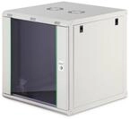 DIGITUS Netzwerkschrank - 19 Zoll Rack - 12HE - Wandmontage - 600mm Tiefe - Traglast