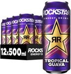 Rockstar Energy Drink Tropical Guava Geschmack - Koffeinhaltiges Erfrischungsgetr&auml;nk