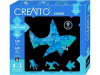 KOSMOS 3522 CREATTO Hai, 3D-Leuchtfiguren entwerfen, 3D-Puzzle-Set für Hai,