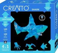 Thames & Kosmos 3522 CREATTO Hai, 3D-Leuchtfiguren entwerfen, 3D-Puzzle-Set f&uuml;r Hai,