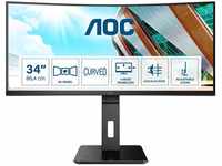 AOC CU34P2A - 34 Zoll WQHD Curved Monitor (3440x1440, 100Hz, HDMI, DisplayPort, USB