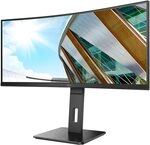 AOC CU34P2A - 34 Zoll WQHD Curved Monitor (3440x1440, 100Hz, HDMI, DisplayPort, USB AOC CU34P2A - 34 Zoll WQHD Curved Monitor (3440x1440, 100Hz, HDMI, DisplayPort, USB