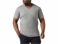 Replay Herren T-Shirt Kurzarm mit V-Neck Ausschnitt, Grau (Dark Grey Melange M03), S