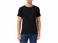 Replay Herren T-Shirt Kurzarm mit Rundhals Ausschnitt, Black 098 (Schwarz), S