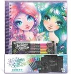 Nebulous Star NS11111 Colouring Book, 9 Piece Set,Black