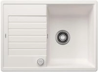 BLANCO ZIA 45 S Compact | Granitsp&uuml;le aus SILGRANIT wei&szlig; | Einbauart: Einbau von