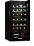 Klarstein Shiraz Weink&uuml;hlschrank Schwarz &ndash; 28 Flaschen, 74 L, 1 Zone 