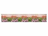 Maximex Sichtschutz Mauer-Blumen 5 m - Inkl. 25 extra langen Kabelbindern,