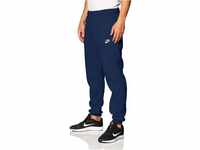 Nike Men's Sportswear Club Fleece Pants, Midnight Navy/Midnight Navy/White, S