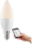 Paulmann 50055 LED Lampe Kerze Candela Smart Home Zigbee 4,5W E14 230V 2700K Dimmbar