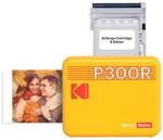 KODAK Mini 3 Retro 4PASS Mobiler Fotodrucker (7,6x7,6cm) - Gelb